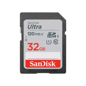 SanDisk 32GB Ultra SDHC UHS-I Memory Card - 120MB/s, C10, U1, Full HD, SD Card - SDSDUN4-032G-GN6IN