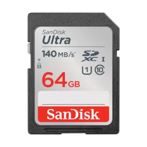 SanDisk 64GB Ultra SDXC UHS-I Memory Card - 120MB/s, C10, U1, Full HD, SD Card - SDSDUN4-064G-GN6IN