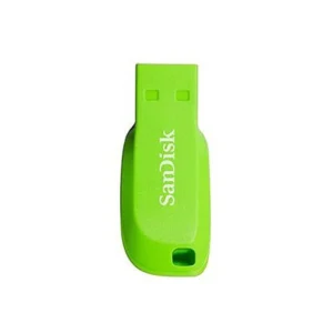 SanDisk SDCZ50C-016G-B35GE Cruzer Blade USB2.0 Flash Drive, 16GB, Electric GREEN