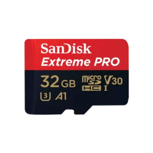 SanDisk Extreme Pro C10 A1 MicroSDXC Card with Adapter, 100MB/s, 32GB