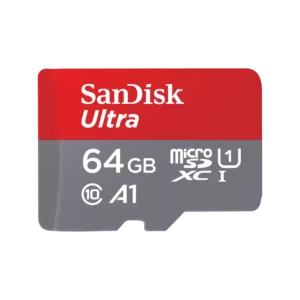 SanDisk Ultra microSDXC, SQUAB 64GB, A1, C10, U1, UHS-I, 140MB/s R, 4x6, 10Y