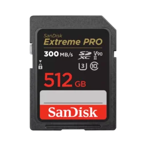 SanDisk 512GB Extreme PRO SDXC UHS-II Memory Card SDSDXDK-512G-GN41N