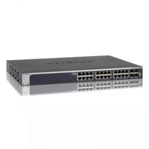 NETGEAR 28-Port 10G Ethernet Smart Managed Pro Switch (XS728T) - with 4 x 10Gigabit SFP+, Desktop/Ra