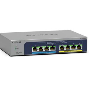 NETGEAR 8-Port Ultra60 PoE Multi-Gigabit Ethernet Plus Switch (MS108EUP) - Managed, with 4 x PoE++ a