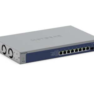 NETGEAR 8-Port 10G Multi-Gigabit Ethernet Unmanaged Switch (XS508M) - with 1 x 10G SFP+, Desktop/Rac