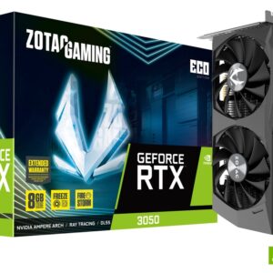 ZOTAC GAMING RTX 3050 ECO 8GB (Twin Fan) ZT-A30500K-10M