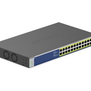 Netgear 24-Port Gigabit Ethernet High-Power PoE+ Unmanaged Switch (300W) GS524PP
