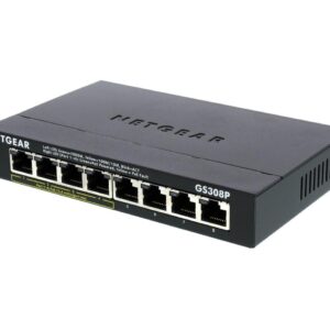 NETGEAR (GS308P) 8-Port Gigabit Ethernet Unmanaged .