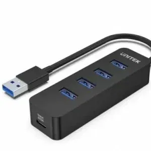 Unitek H1117A 4 Ports Powered USB Hub with USB-C