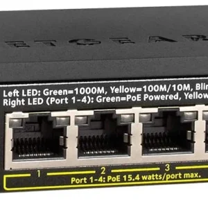 Netgear GS305P-100PES 5PT POE GIGABIT SWITCH