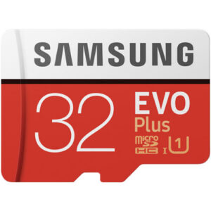 SANDISK 32GB EVO PLUS MICRO-SD CARD WITH ADAPTER MB-MC32G