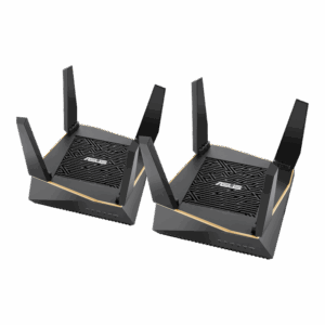 Asus AX6100 WiFi6（802.11ax）(400 Mbps+ 867 Mbps+ 4804 Mbps) AiMesh Supported Ports: RJ45 for Gigabits