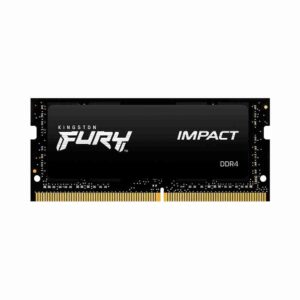 Kingston FURY Impact 32GB 3200MHz DDR4 CL20 Laptop Memory Single Stick KF432S20IB/32, Black