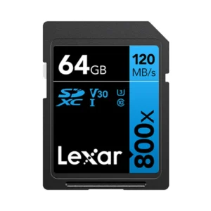LEXAR Performance 800x 64GB SDXC R95/W45 MB/s (BLUE Series)