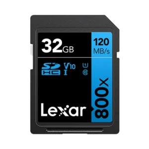 LEXAR Performance 800x 32GB SDXC R95/W45 MB/s (BLUE Series)