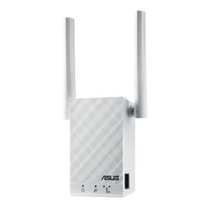 Asus Wireless-AC1200 dual-band repeater (300+867 Mbps) Ports: 1 x RJ45 for 10/100 BaseT for WAN Ante
