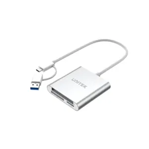 Unitek USB-C / USB-A Card Reader 3-in-1 CF, SD, Micro SD Y-9313D