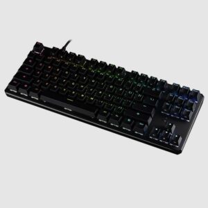 Tecware Phantom+ 87 (Black) Orange Switch (Tactile, 45g) TWKB-P87PZT-WOR