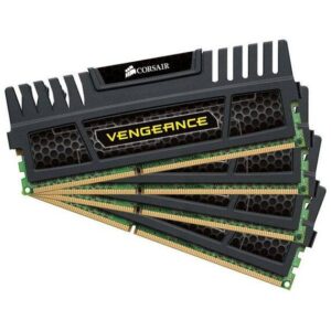 Corsair Vengeance 1600Mhz 16GB Kit (4 x 4GB) DDR3 Memory Kit - Black