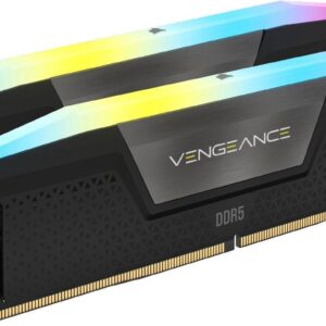 CORSAIR VENGEANCE RGB DDR5 RAM 32GB (2x16GB) .CMH32GX5M2B6400C32