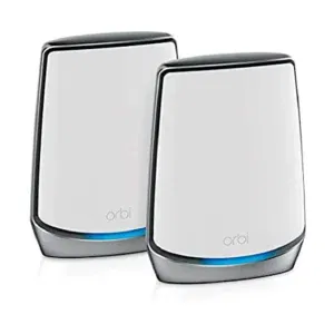 NETGEAR Orbi Whole Home Tri-Band Mesh WiFi 6 System (RBK852) – Router With 1 Satellite | 60+ Devices