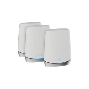 NETGEAR Orbi Whole Home Tri-Band Mesh WiFi 6 System (RBK753) – Router with 2 Satellite | 40+ Devices