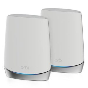 NETGEAR Orbi Whole Home Tri-Band Mesh WiFi 6 System (RBK752) – Router with 1 Satellite | 40+ Devices