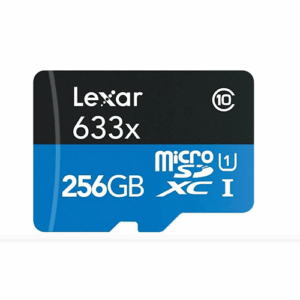 Works with DJI ActioLexar High Performance 633x 256GB microSDXC UHS-I V30 U3 4K UHD Memory Card n 2, DJI Osmo Action (LSDMI256BB633A) Bundle with (1) Everything But Stromboli SD & MicroSD Card Reader