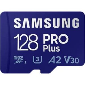 SAMSUNG PRO PLUS 128GB microSD with adapter