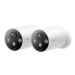 Tapo TP-Link C425 Pack of 2 Wire-Free Indoor/Outdoor 2K QHD 4MP 1440p Battery Powered Smart Security