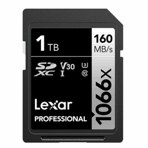 1TB - Lexar® Professional 1066x SDXC™ UHS-I Card SILVER Series