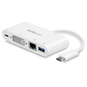 Startech.Com DKT30CDVPD USB-C MULTIPORT ADAPTER - PD - DVI - GBE