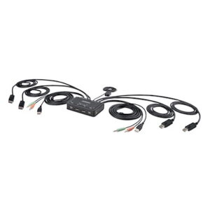 Startech.Com C2-DD46-UA2-CBL-KVM 2-Port Dual-Monitor Cable KVM Switch