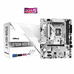 ASROCK B760M-HDV/M.2 DDR5 (White)