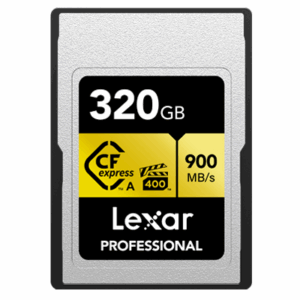 160GB - Lexar® Professional CFexpress™ Type A Card GOLD Series