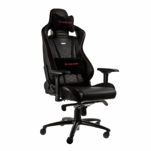 Noblechairs EPIC Gaming Chair - black / red