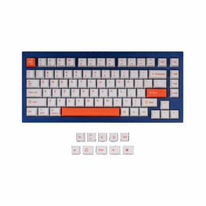 Keychron Keycap - Dye-Sub PBT OEM Profile for Q1/Q2/K2 - "ORANGE WHITE"