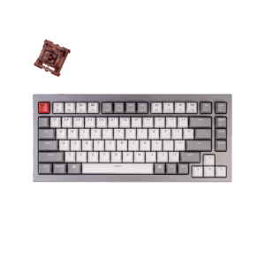 Keychron Q1 - Space Grey + Phantom Brown Switch