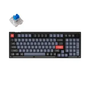 KEYCHRON V5 KNOB - Frosted Black - Blue Switch