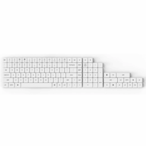 Keychron Keycap Low profile double shot PBT keycaps - white