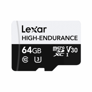 64GB - Lexar® High-Endurance microSDHC/microSDXC™ UHS-I Card