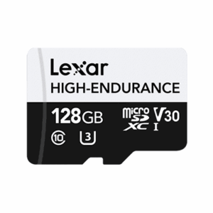 128GB - Lexar® High-Endurance microSDHC/microSDXC™ UHS-I Card