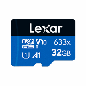 32GB - Lexar® High-Performance 633x microSDHC™/microSDXC™ UHS-I Card BLUE Series (No Adapter)