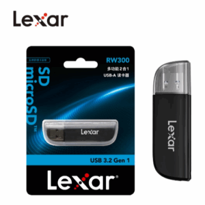 LEXAR Reader RW300 Dual-slot USB-A USB 3.2 Gen1, Support SD/micro SD UHS-I