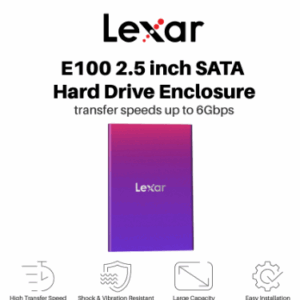Lexar E100 2.5 inch SATA Hard Drive Enclosure