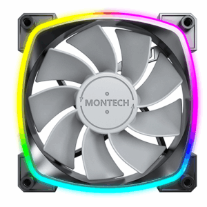 MONTECH RX120 ARGB PWM Reverse Fan Black