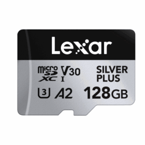 128GB - Lexar® Professional SILVER PLUS microSDXC™ UHS-I Card