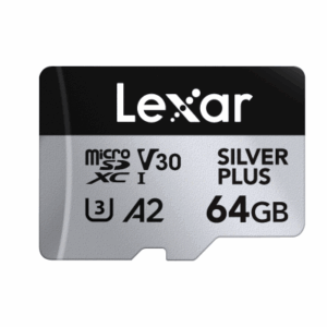 64GB - Lexar® Professional SILVER PLUS microSDXC™ UHS-I Card