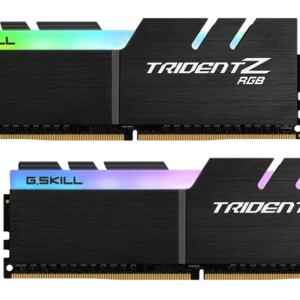 G.SKILL Trident Z RGB 16GB (2*8GB) DDR4 3600MHz CL18 Desktop Memory Kit (F4-3600C18D-16GTZR)