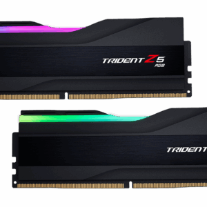 G.SKILL Trident Z5 RGB Series 64GB (2*32GB) DDR5-6400 CL32 Desktop Memory Kit  Black (Intel XMP)-F5-6400J3239G32GX2-TZ5RK